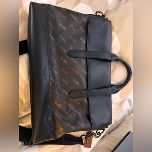Coach horse and carriage laptop bag